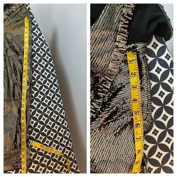 Scotch&Soda collar sequined print blouse
